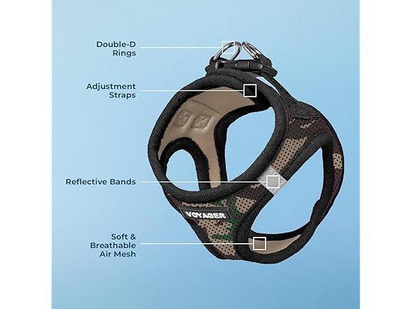 All Weather Mesh No-Pull Harness
