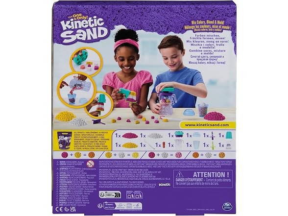Kinetic Sand, Smoothie Mixer Playset with 14 oz Play Sand