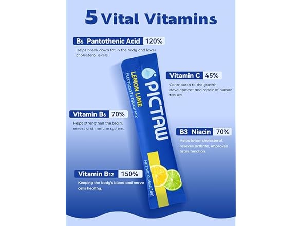 PICTAW Electrolytes Powder Packets