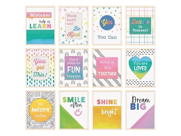 Carson Dellosa Education Creatively Inspired 12-Piece Posters