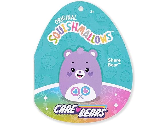 Squishmallows Original Care Bears 12in Share Bear