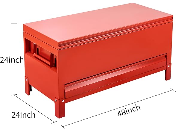Heavy Duty Aluminum Underbody Truck Tool Box 48x20x20