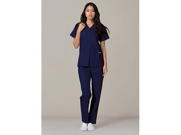 Adar Medical Uniforms Women (L) Adar Scrubs Navy