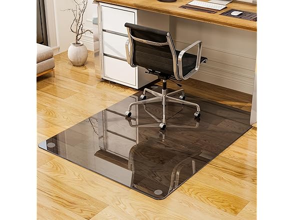 46"x 55" Tempered Glass Chair Mat