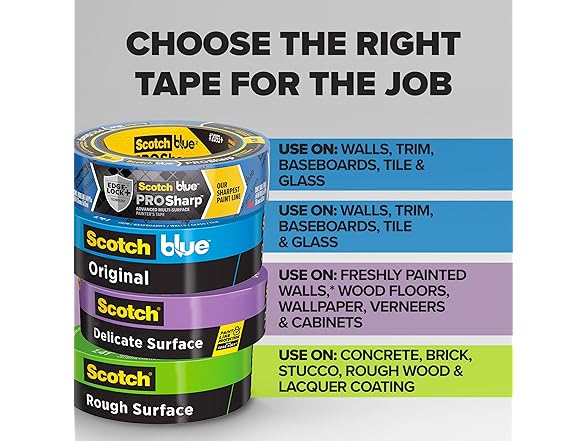 ScotchBlue Painter's Tape 1" x 60 Yd