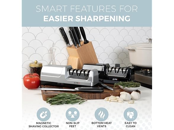 Alpha Living 3-Stage Electric Knife