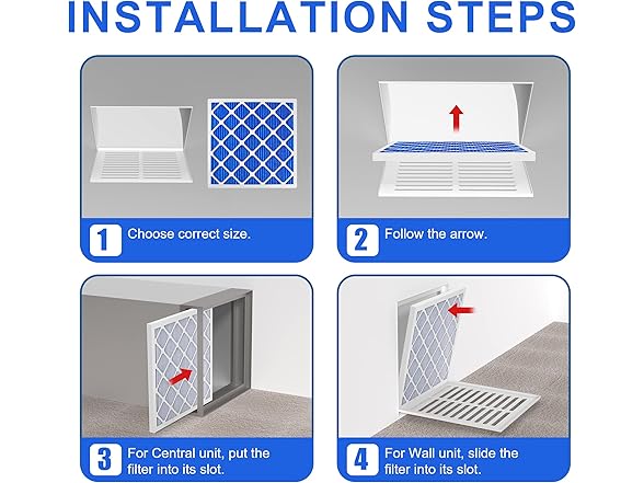 LEKEN 16x20x1 AC Filter Reusable
