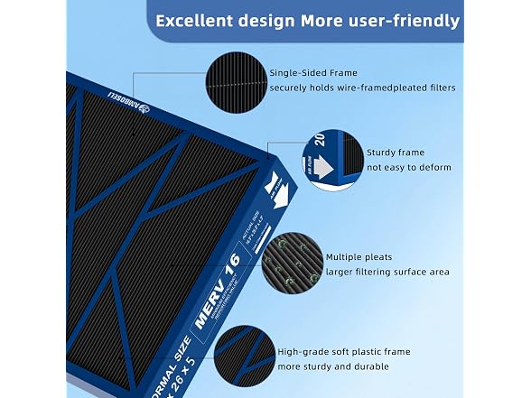 20x26x5 MERV 16 Filter Replacement
