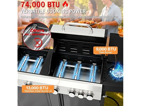 MELLCOM 3 IN 1 Pizza Griddle Grill Combo