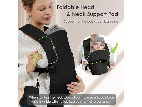 MISSWISDOM Baby Carrier Newborn to Toddler