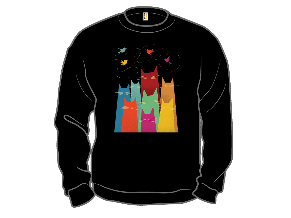 Minimalist Cats and Birds - Gallery 11