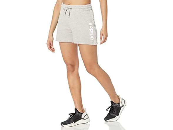 adidas Womens Linear French Terry Shorts