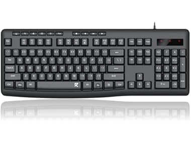 $7.99, Was $24.99, 68% Off! Redragon BK7366 Wired Keyboard dealfomo