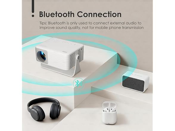 AKIYO Projector with WiFi and Bluetooth