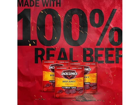 Jack Link's Beef Jerky, Teriyaki, Half Pounder