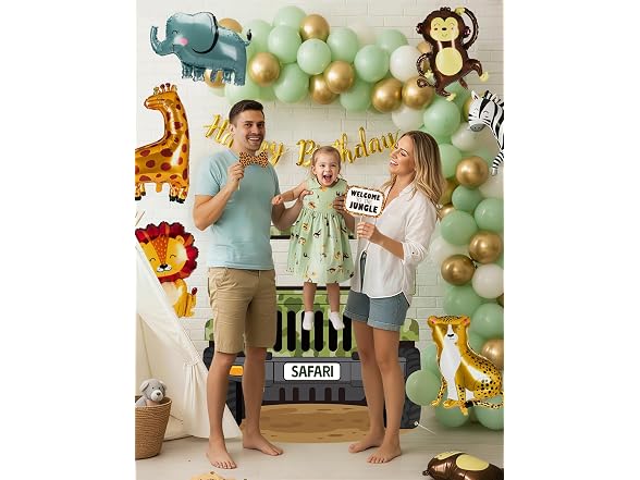 Bafei Jungle Safari Photo Booth Backdrop