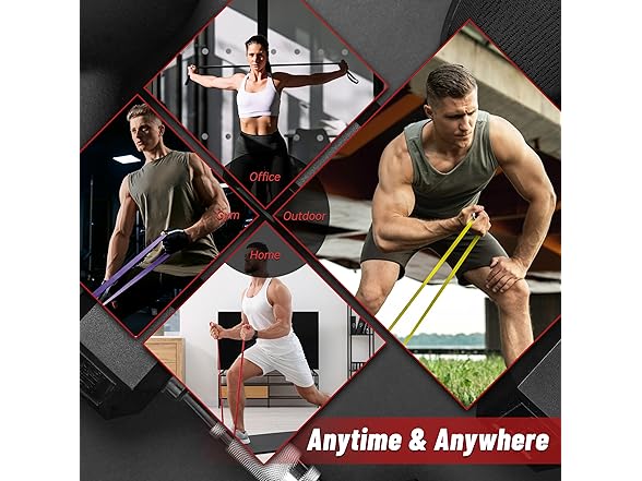 Jamestry 5Pcs Resistance Bands