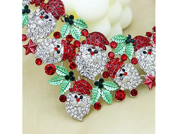 SFE Bib Santa Claus Christmas necklace