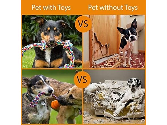 BK PRODUCTS LLC 7 Dog Chew Toys Made