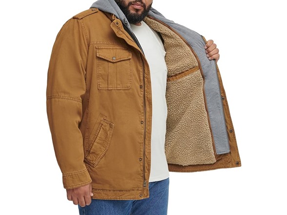 Levi's Men's Military Jacket, Brown, 5X