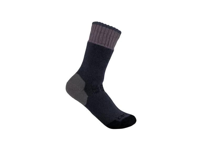 Carhartt Women's SB6600W Women's Heavyweight Synthetic-Wool Blend Boot Sock - Large - Denim