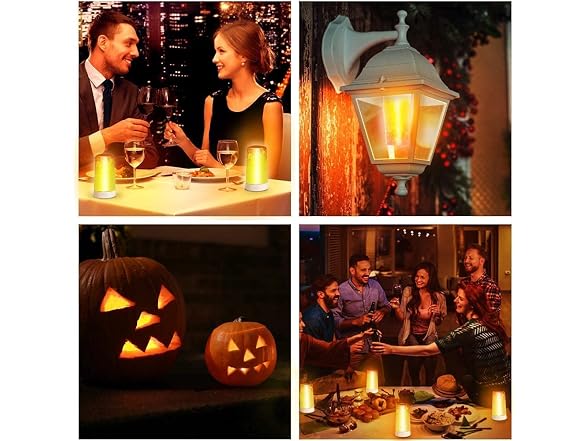 GOGOTIT LED Flame Lights, Battery Operated Flameless Candles