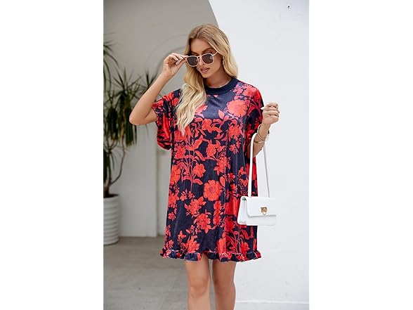 Women's Summer Vintage Velvet Dress