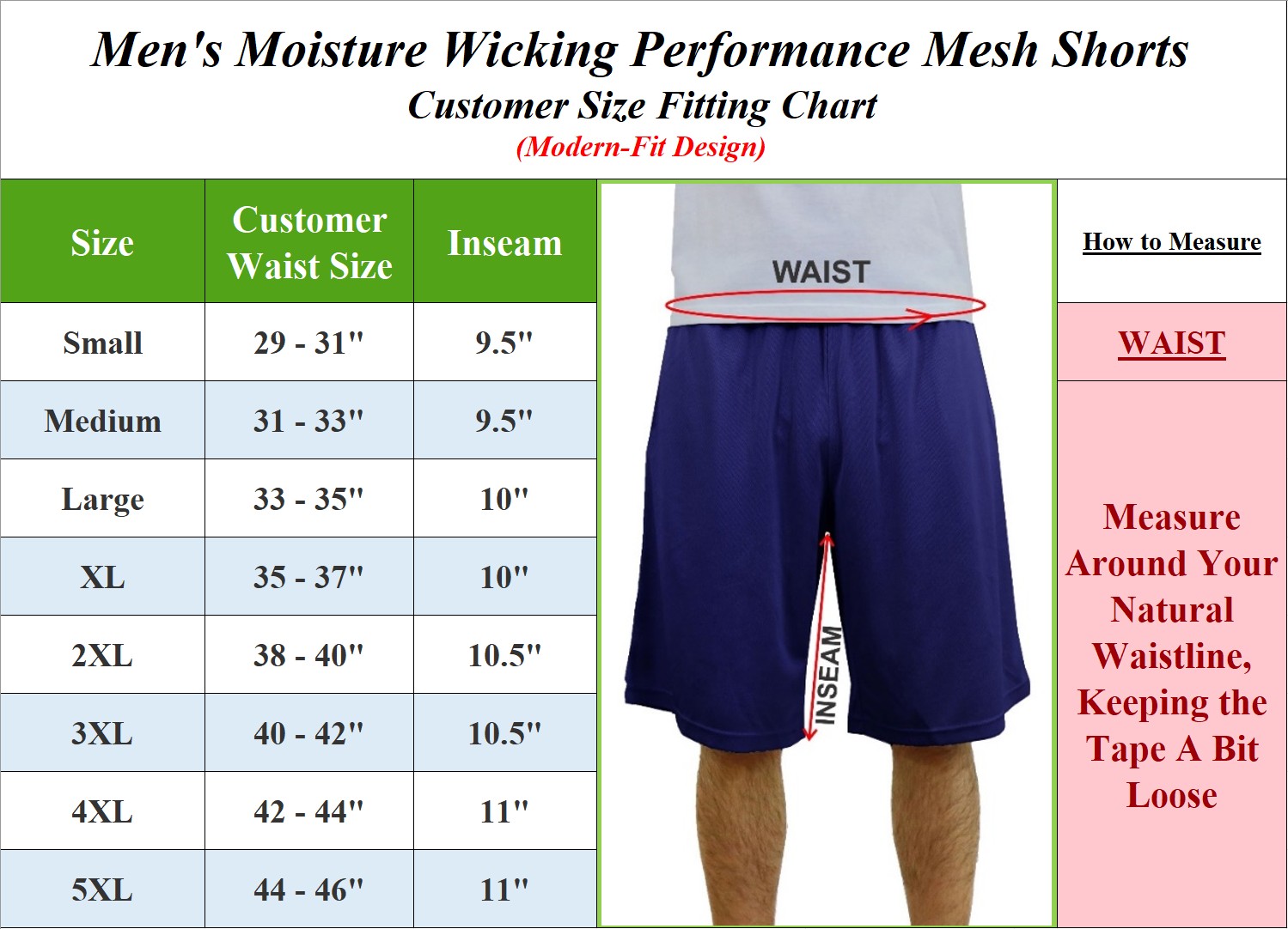 5Pk Mens Moisture Wicking Mesh Shorts - Gallery 10