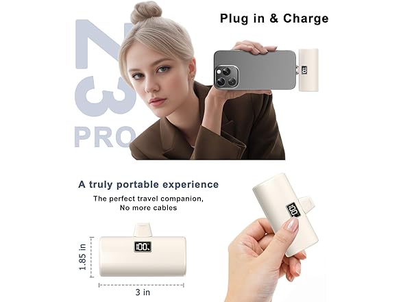(2 PACK) LENUTO 6,000mAh 20W USB-C Powerbank