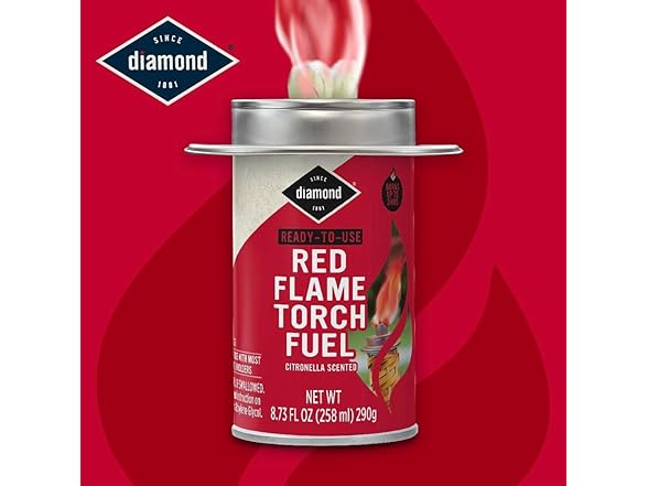 Diamond® Red Flame Torch Fuel 4Pk
