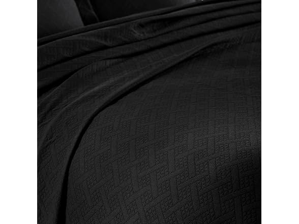 Superior Cotton Lightweight Bedspread Set, Basketweave Matelass