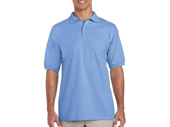 Gildan Men (S) Ultra Cotton Pique Polo Shirt Royal