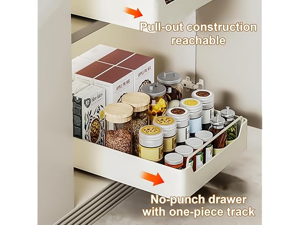 Pull Out Cabinet Organizer Fixed