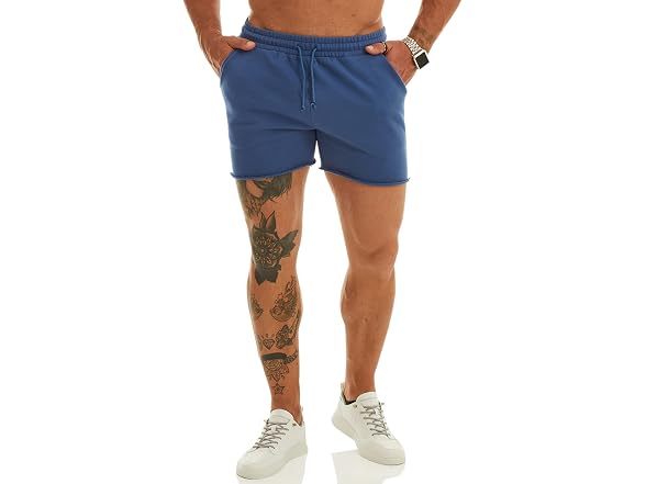 Ouber Men (S) Workout Squatting Slim Gym Shorts