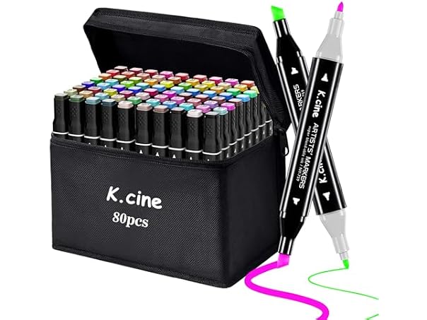 $7.99, Was $21.99, 63% Off! Alcohol Markers, 80 Permanent Art dealfomo