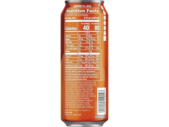 Mountain Dew Kickstart, Orange Citrus, 12Pk