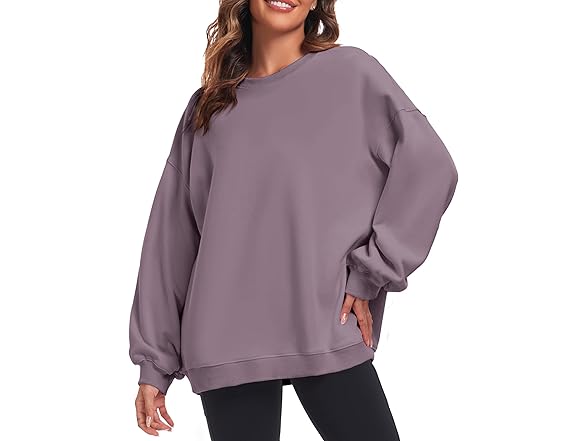 Fkeep Women Oversized Sweatshirt Women Crew Tops