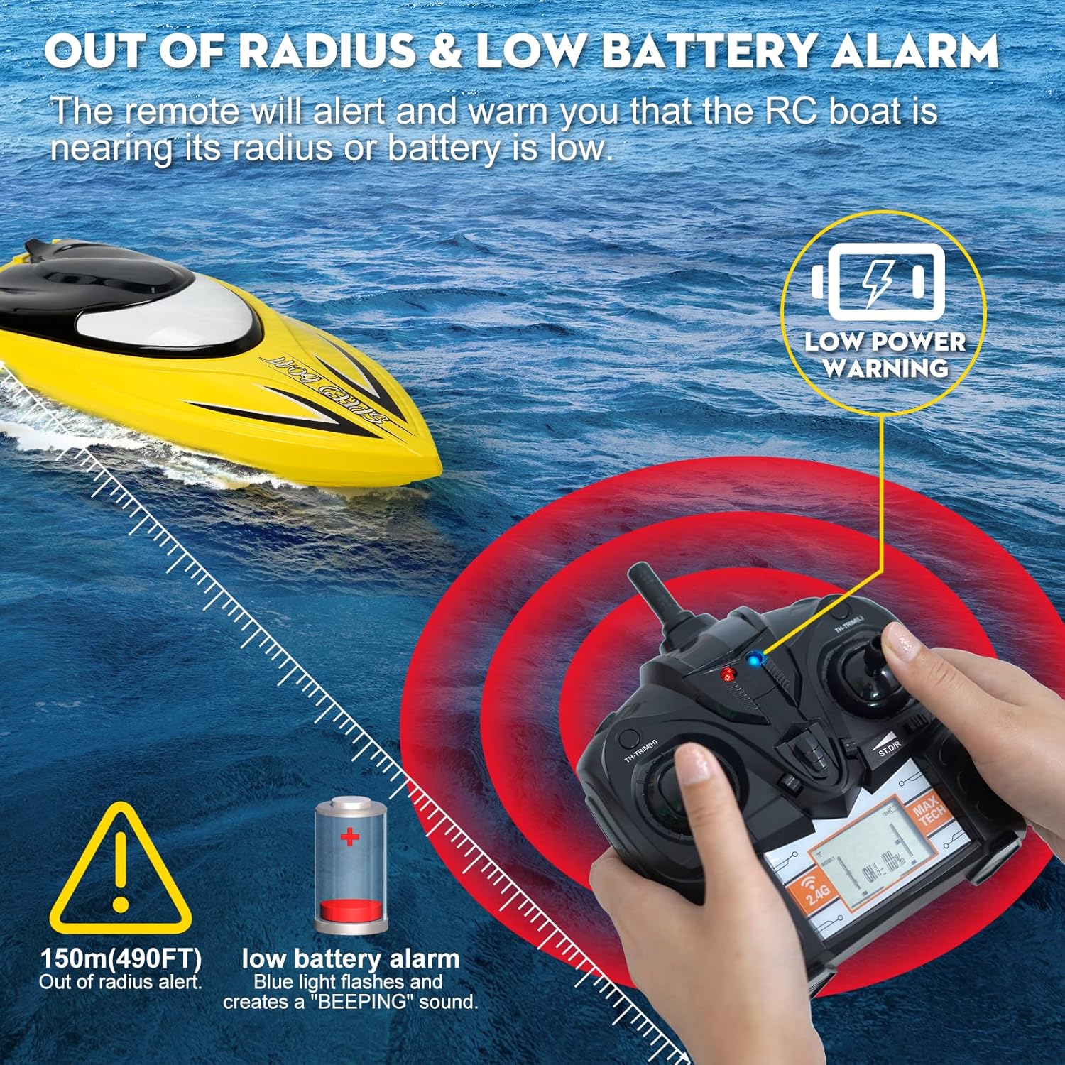 Zyerch RC Boat - Remote Control Boat for Pool - Gallery 9