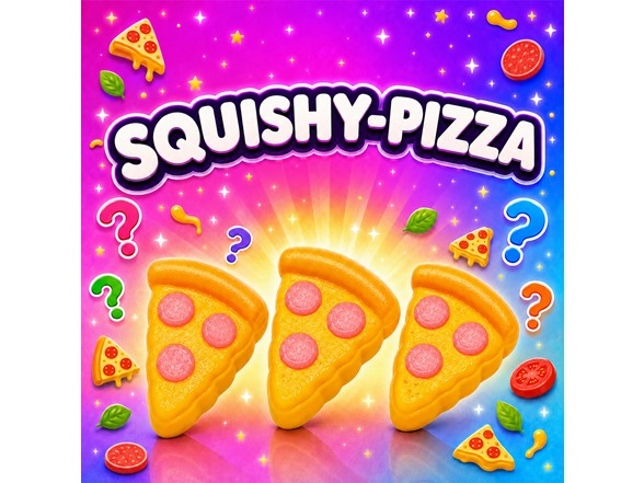 Twilight Squishy Sensory Toys Pizza - Gallery 4