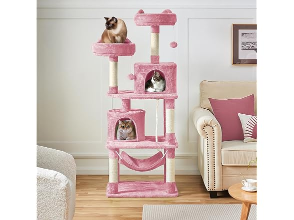 Yaheetech 62.5inches Cat Tree Cat Tower