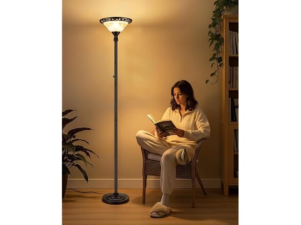 PARTPHONER Torchiere Floor Lamp