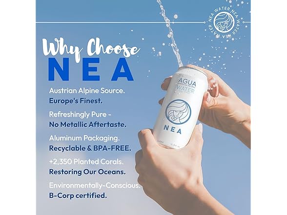 NEA Austrian Alps Water, 16.9oz, 12pk