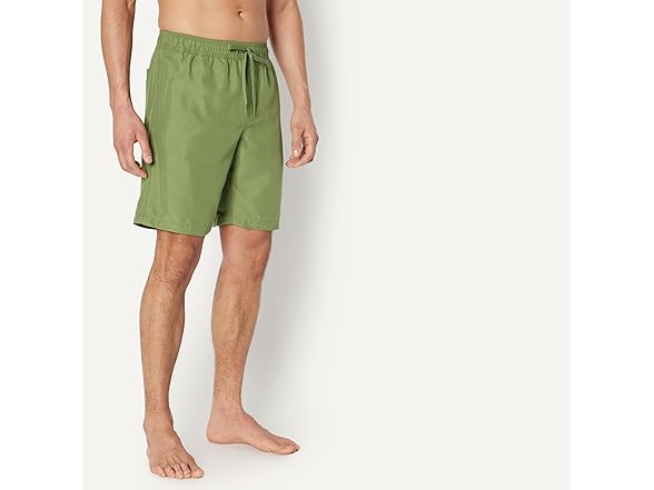 AE Mens 9in QuickDry Swim Trunk (Olive)