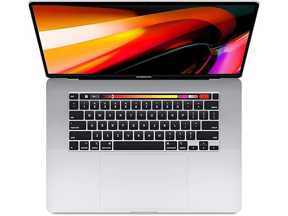 Apple Late 2019 MacBook Pro with 2.6GHz Intel Core i7 (16-Inch, 16GB RAM, 512GB Storage) - Silver (Renewed) (Open Box)