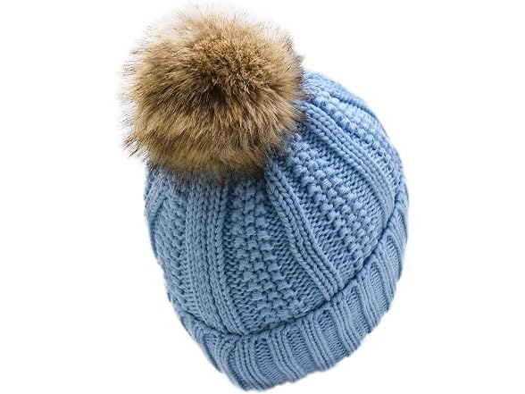 C.C Boys (OS) Thick Cable Knit Faux Fuzzy Fleece