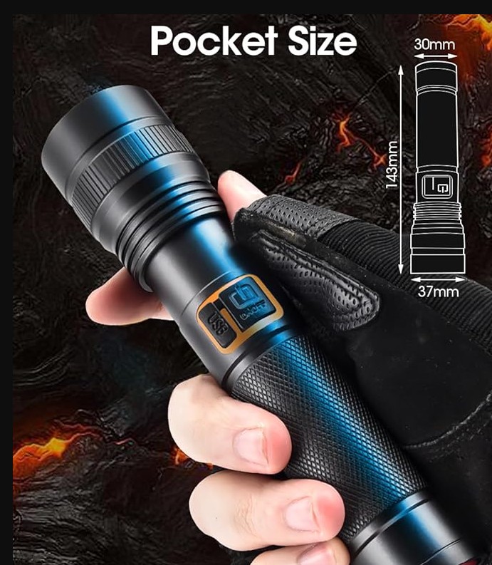 Rechargeable LED Flashlight High Lumens - Gallery 9