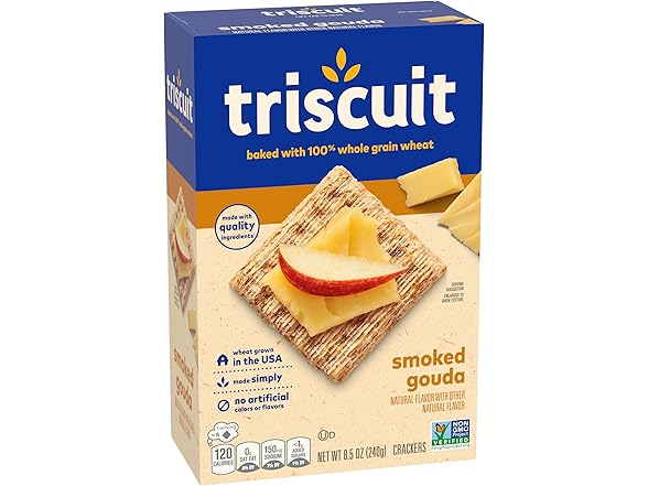 Triscuit Smoked Gouda Whole Grain Wheat Crackers