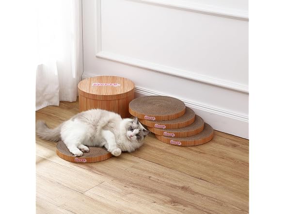 THE LICKER Store Kate 12 Inch Cardboard Cat Scratcher Pads