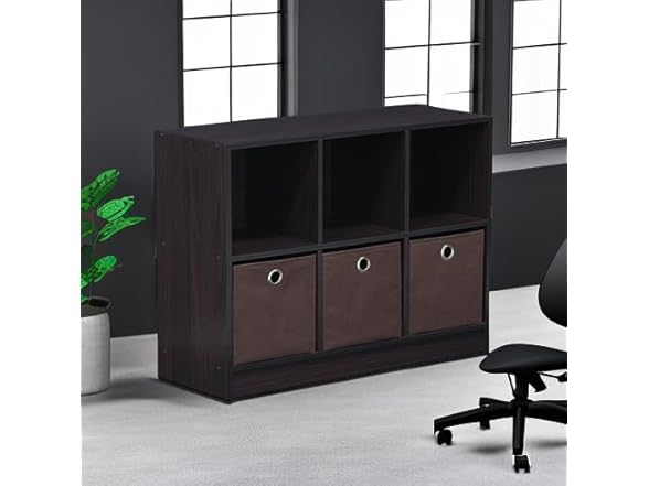 Furinno Basic 3x2 Cube Storage Bookcase