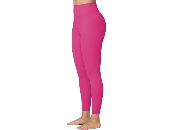 Sunzel Womens Leggings 25in S Hot Pink